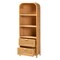 Bali & Pari Curacao Modern Bohemian Light Honey Rattan 2-Drawer Bookcase 243-13570-ZORO - alternate 7